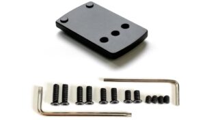 DAXISONN Store Dovetail Red Dot Mount Plate 7075 T6 Aluminum Adapter for Non-MOS Glock